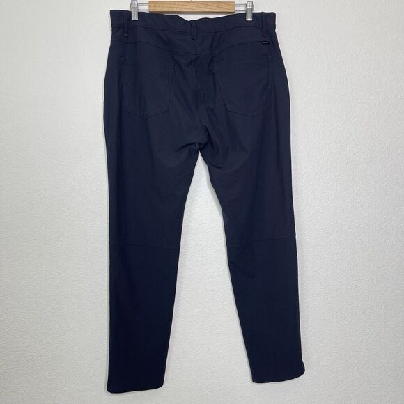 Projek Raw Tech Pants Mens 36x30 360 Stretch Anti-Wrinkle Quick Dry Blue Golf - Picture 13 of 13